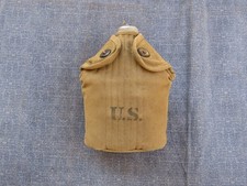 WWI US CANTEEN, CUP & CANVASS COVER US AGM Co 1918