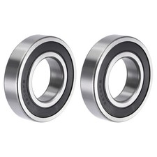 6208-2RS Deep Groove Ball Bearings 40x80x18mm Double Sealed Chrome Steel 2pcs