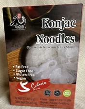 Konjac Shirataki Noodles Keto Vegan Low Carb-Five 6.7 0z Packs With Recipes
