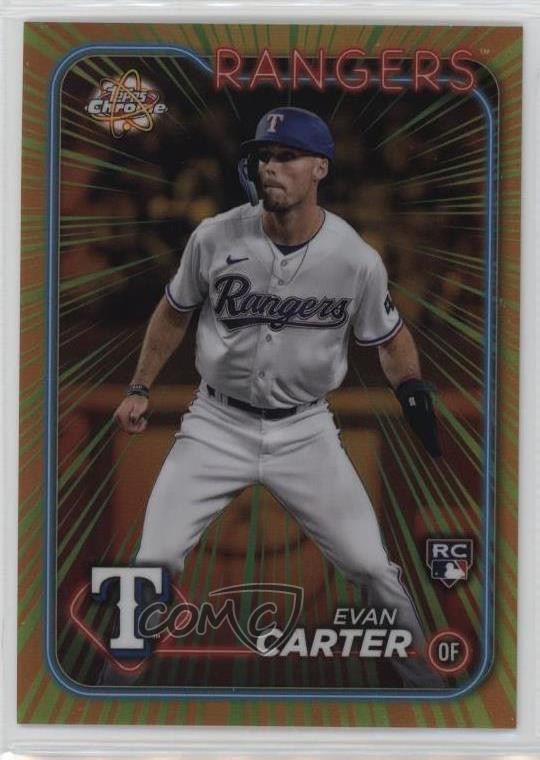 2024 Topps Chrome Radiating Rookies Evan Carter #RR-14 0v33