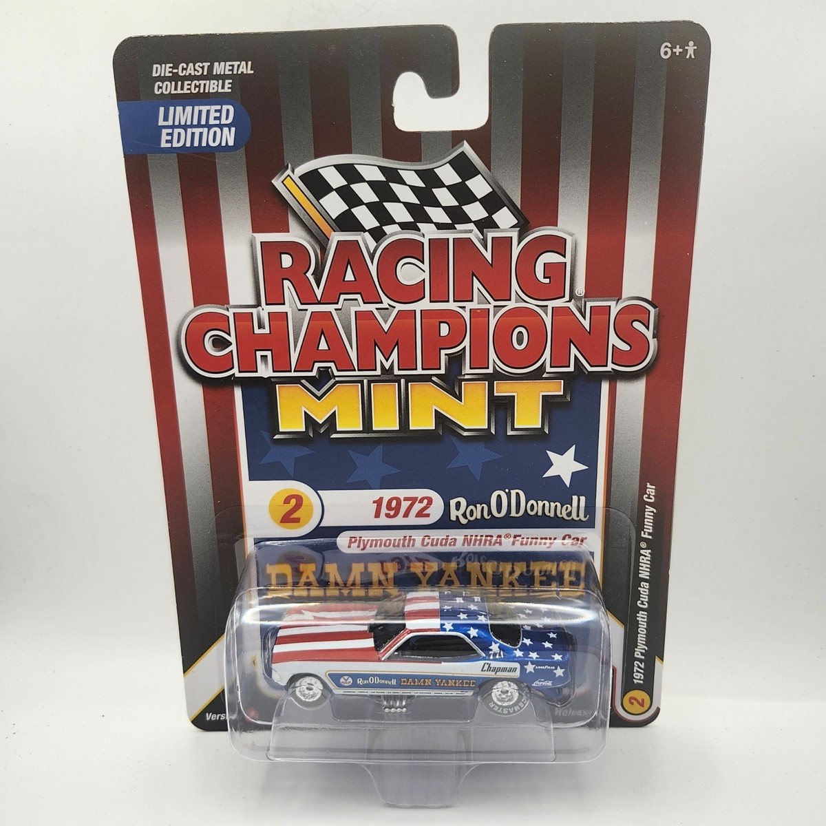 2025 Racing Champions Mint Ron O'Donnell 1972 Plymouth Cuda NHRA