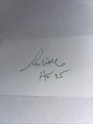 Ron Wolf HOF Green Bay Packers  Signed 3x5 Index Card