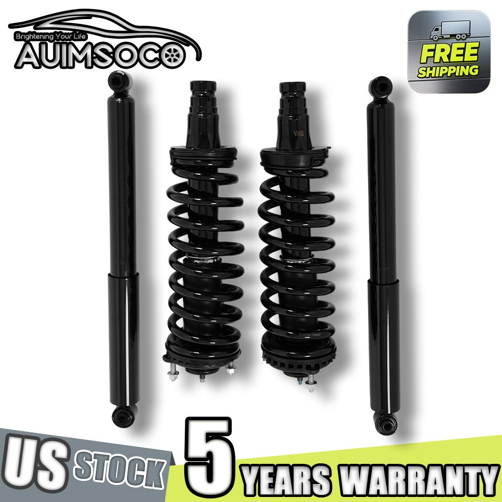 Front Struts Coil Springs & Rear Shocks Kit for Trailblazer Envoy Bravada