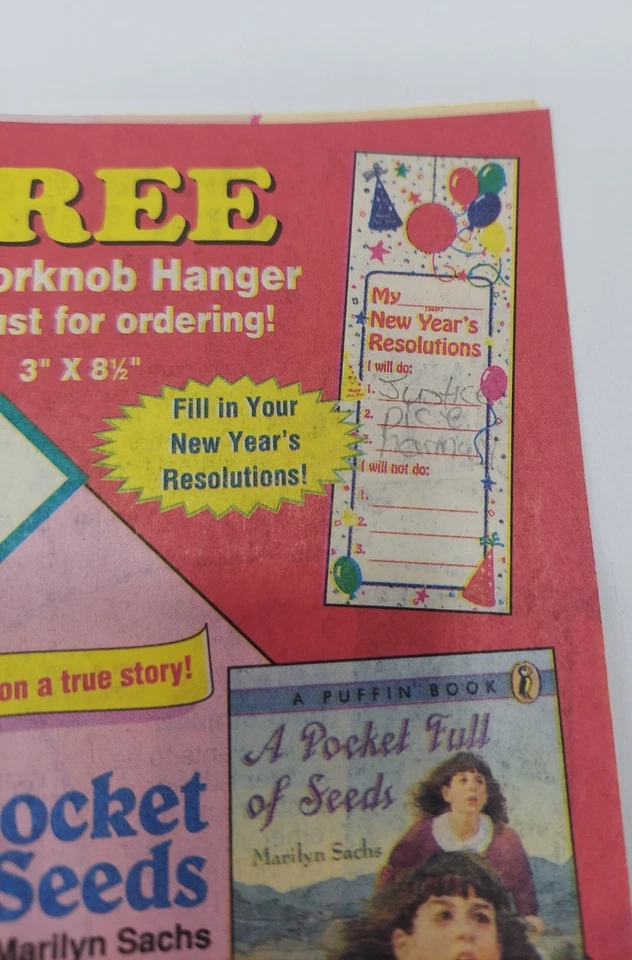 Винтажная форма заказа студенческих новостей клуб учебная вкладка декабрь 1994 - Изображение 2 из 4