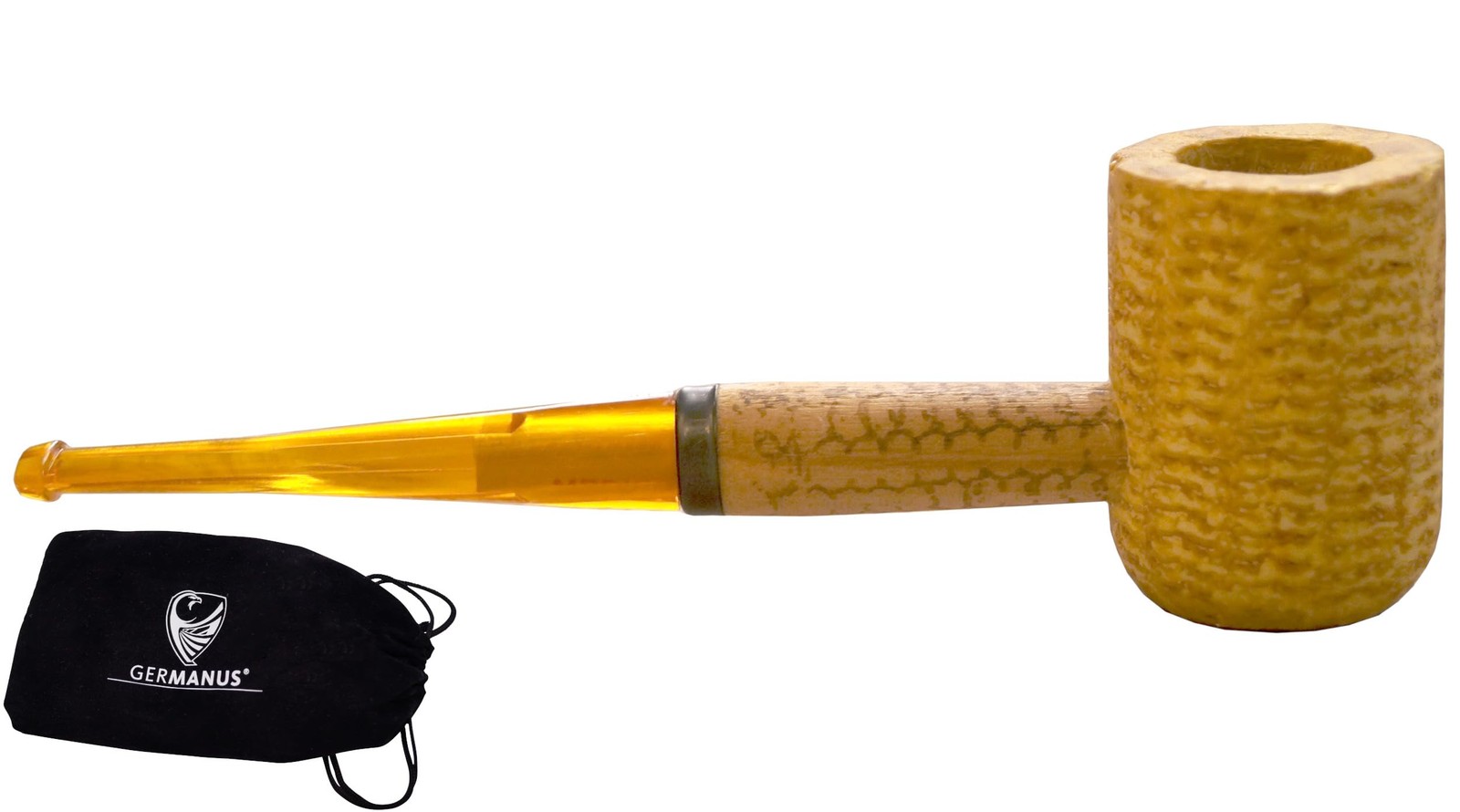Pipe à tabac en maïs Sailor : finie la fumée trop chaude avec ce foyer poreux