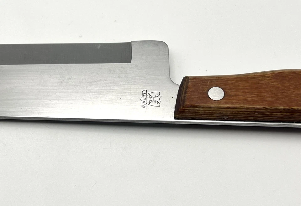 Cuchillo de Chef Maxam Steel Hoja de 9 pulgadas con Swedge Acero Inoxidable Hecho en Japón Foto 4 de 4