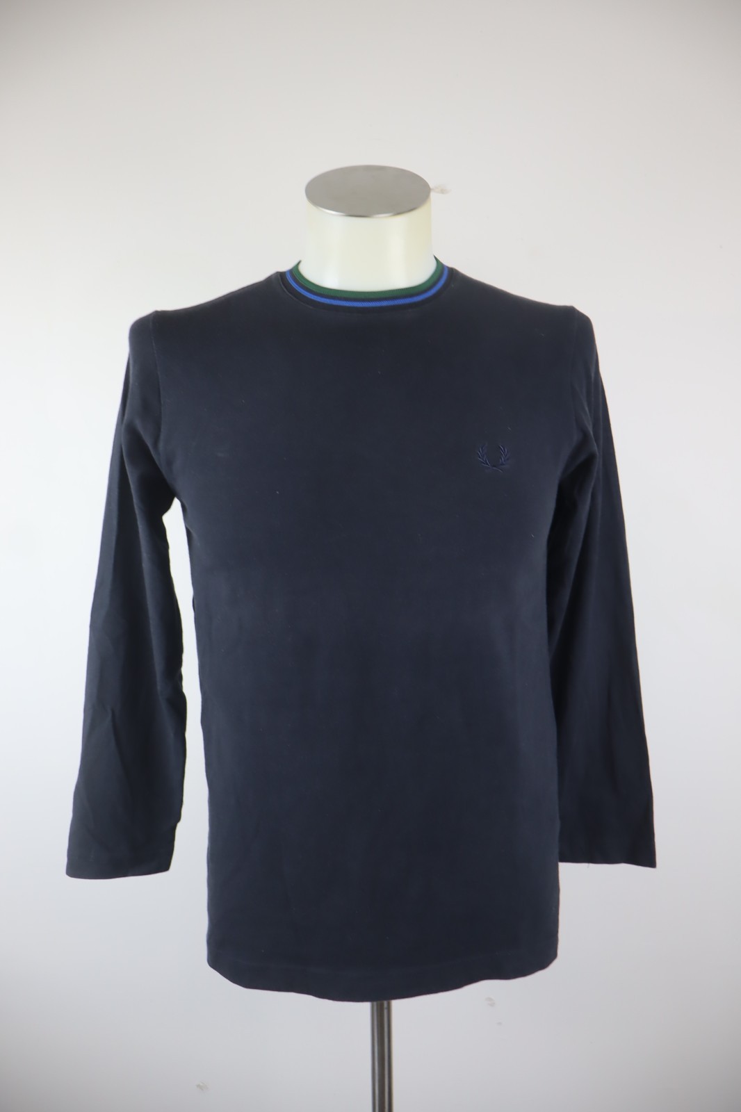 FRED PERRY MAGLIONE MAGLIA 14 ANNI RAGAZZO CASUAL SWEATER VINTAGE CASUAL COTONE