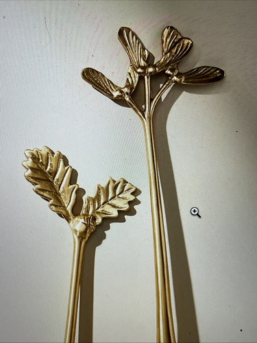 Anthropologie Herbiflora Servierset 2 Löffel handgeschnitten 12,5" Neu - Bild 9 von 12