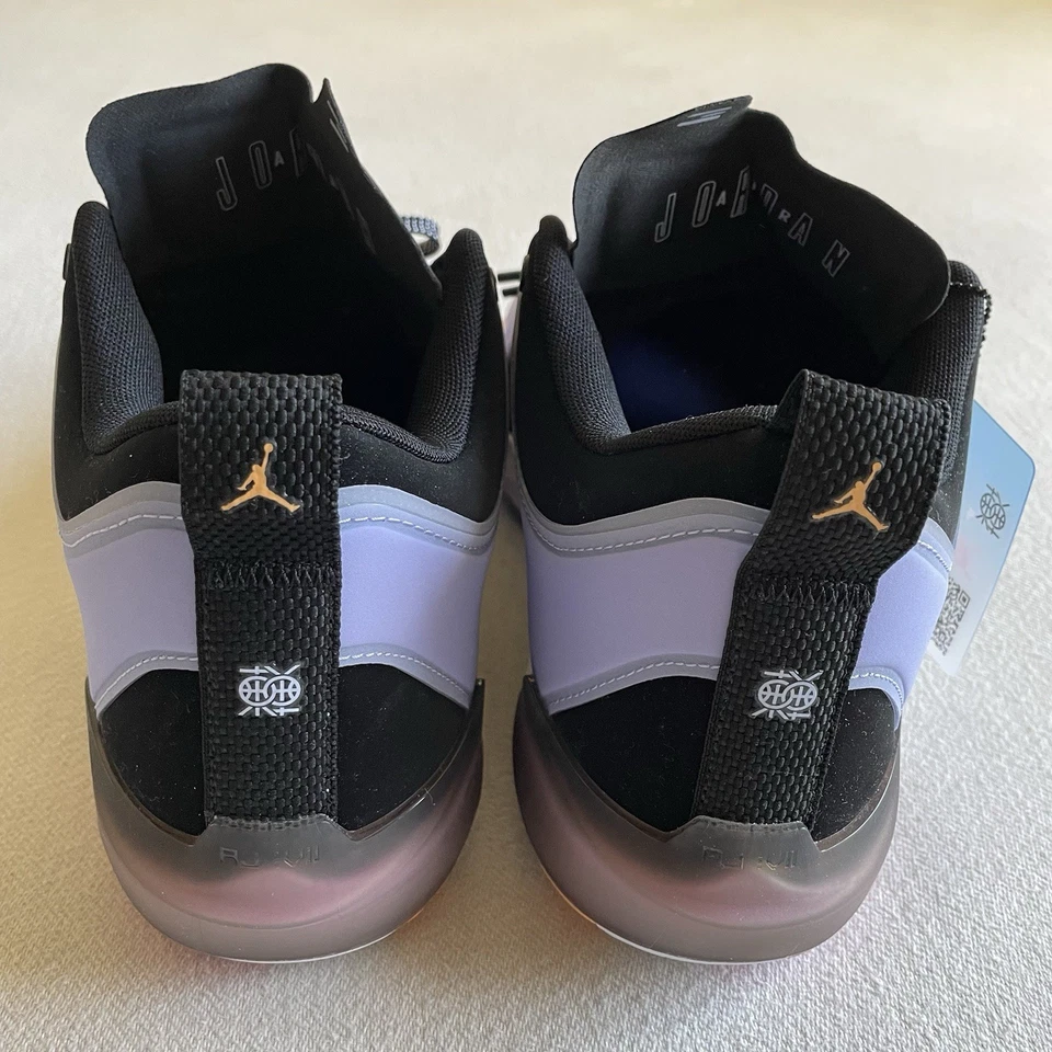 Nike Air Jordan XXXVII 37 Low GC Dongdan Hombres Talla 11 Lila Negro Zapatos Foto 4 de 4