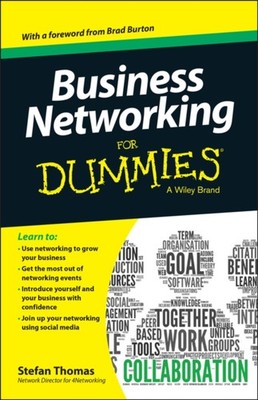 BUSINESS NETWORKING FOR DUMMIES by Stefan Thomas Paperback Self Help