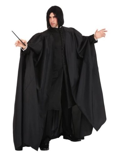 Deluxe Men's Harry Potter Snape Costume(Size XL)(Missing Dickey)