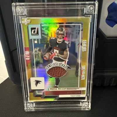 Jersey Fusion Kyle Pitts Optic Press Proof #227 Game Used Ball # d 5/20 Falcons