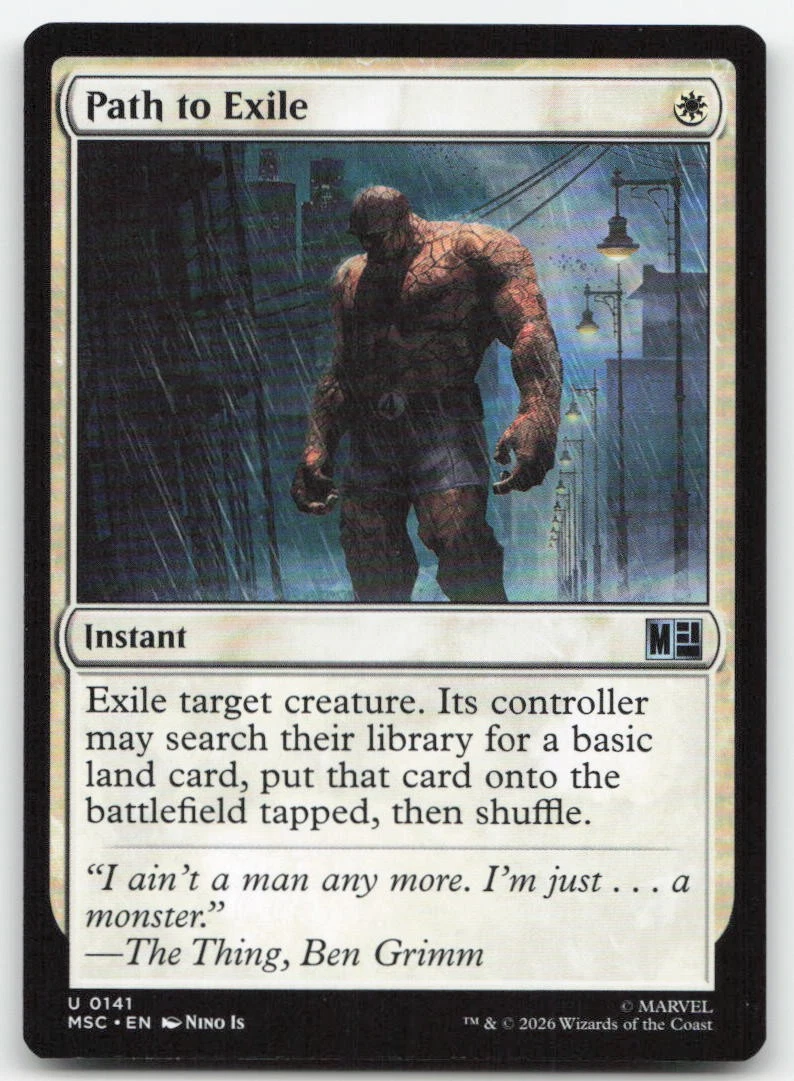 Path to Exile Magic: The Gathering Near Mint or Better Individual