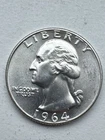 1964 Washington Quarter - Silver - UNC - DDO - INV#8955