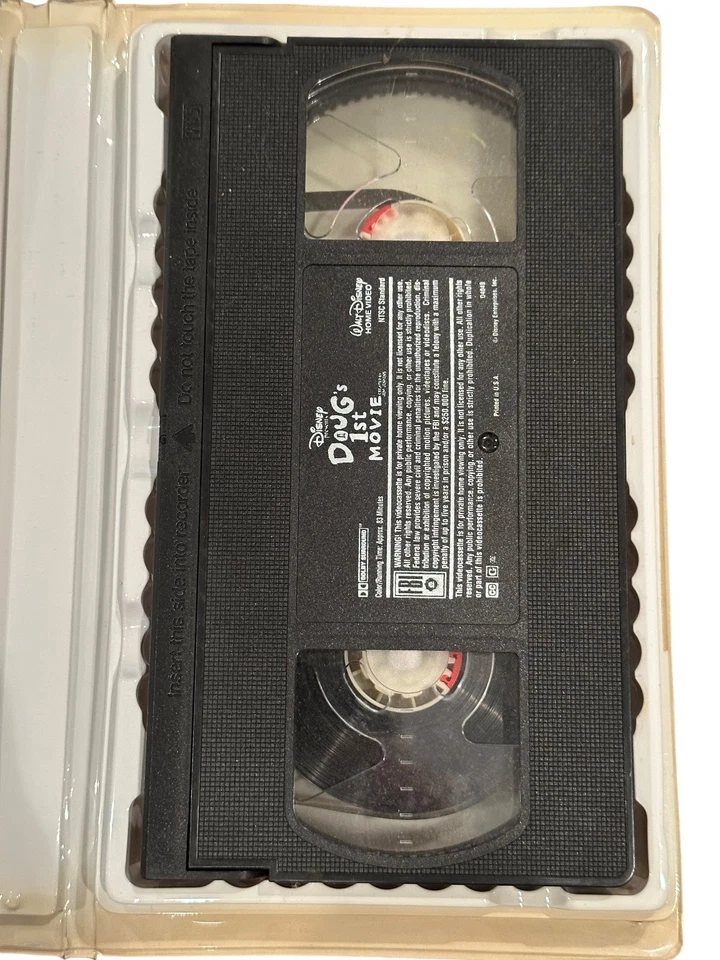 Doug's 1st Movie VHS 1999 Animation Includes Bonus Dougumentary Disney - Image 2 of 3
