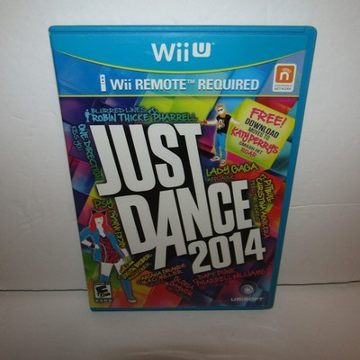 Just Dance 2014 Nintendo Wii U Video Game with Manual