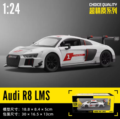 CCA AUDI R8 LMS 1/24 Diecast Alloy Model Car | eBay