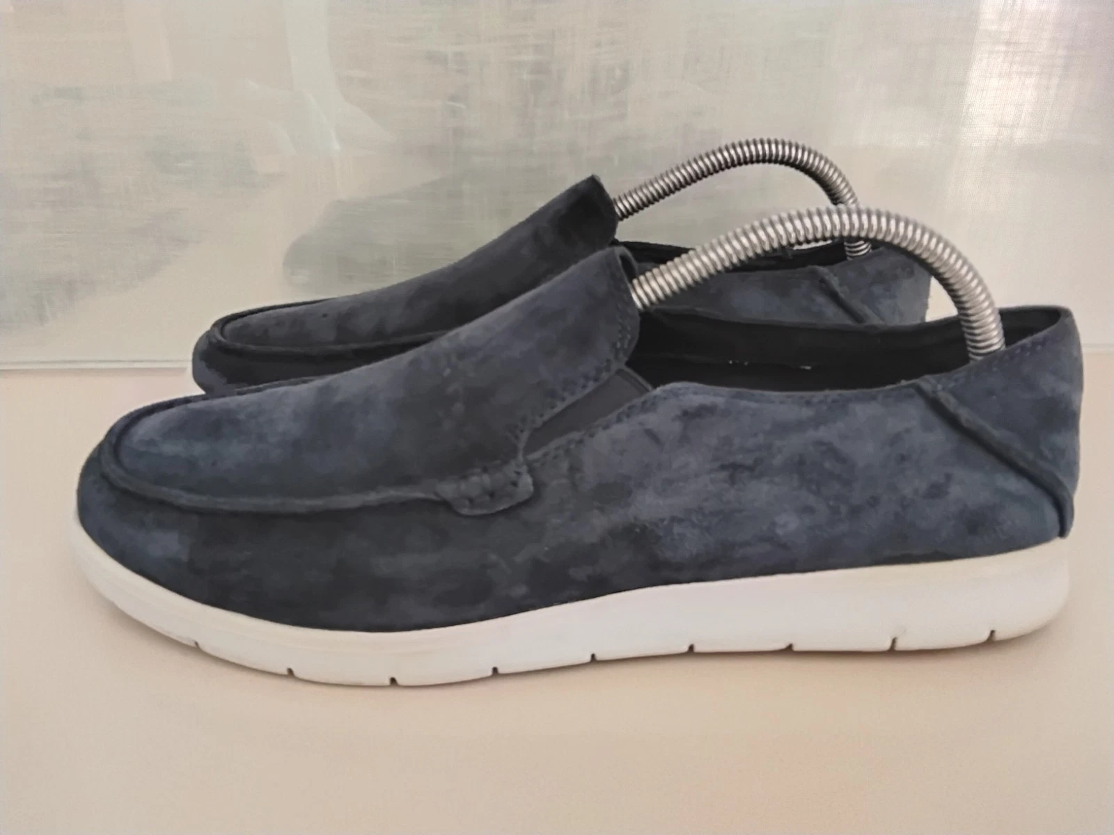 UGG Australia Pantofole Colston 1009927 Blu Uomo Taglia 8 5 Mocassini Slip On Scamosciati