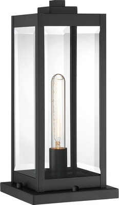 Quoizel WVR9106EK One Light Outdoor Lantern Westover Earth Black