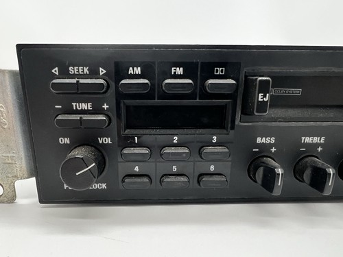 Ford OEM Cassette Player Radio 1990s / M-18351 F0 / Made In Brazil w/ brackets - Picture 3 of 13