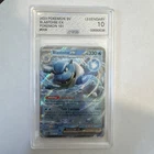 Pokemon SV 151 Blastoise EX 009/165 AGS Legendary 10 Holo Double Rare 2023