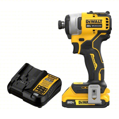 DEWALT ATOMIC 20V MAX Brushless 1/4 in Impact Driver Kit 2Ah/Charger DCF809D1