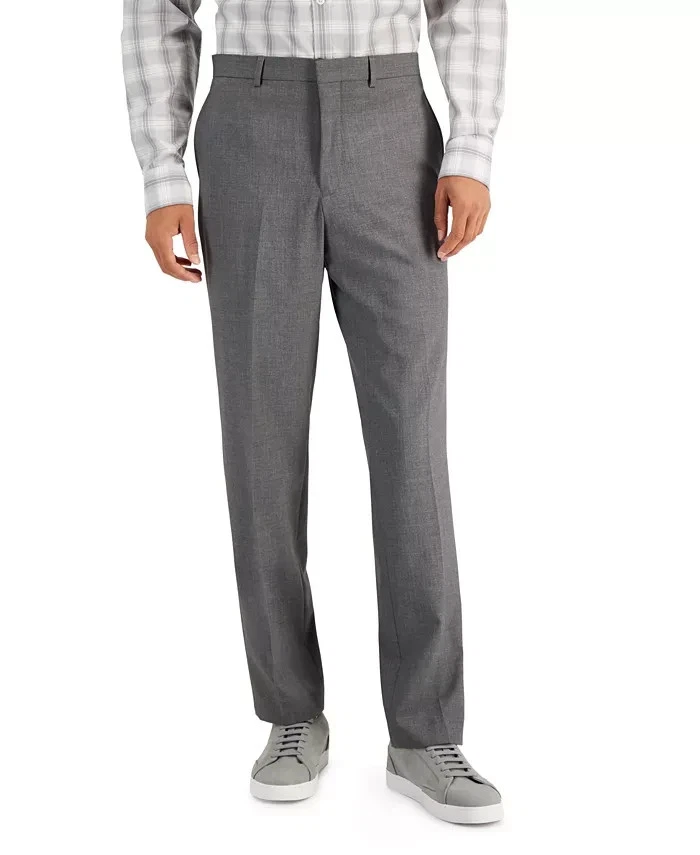 $395 NUEVO MARC NEW YORK Hombres 48R Gris 2 Piezas Traje Con Pantalones de Vestir 42x32 Foto 4 de 4