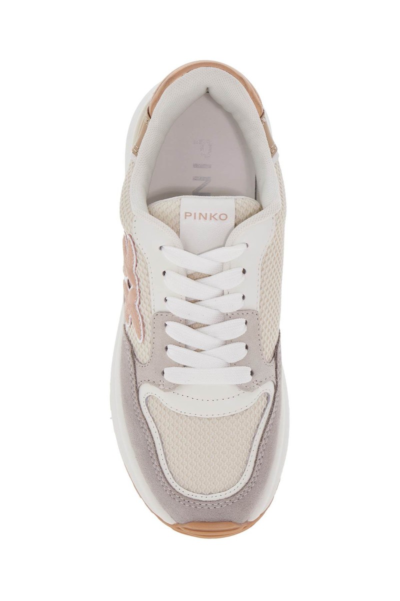 スニーカー PINKO Woman Sneakers White 1 SS0055P074 ZZ1 Gem 07 sneakers PINKO Woman Tg. 8 US SS0055P074 Z1B SILVER