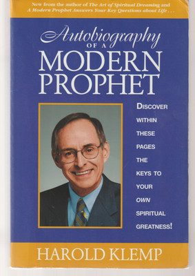 Autobiography Of A Modern Prophet TPB 2000 Harlod Kemp Eckankar Spiritualty