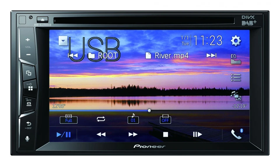 Pioneer Bluetooth 2DIN USB DVD DAB Lenkrad Autoradio für BMW 3er E46 2000-2006 - Bild 2 von 4