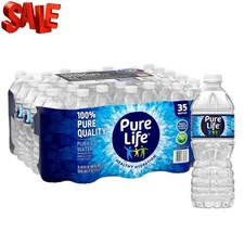Pure Life Purified Water, 16.9 Fl Oz, 35-Pack Plastic Bottles