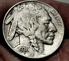 1936-P Buffalo Nickel Full Date Actual Coin You Will Receive As Pictured