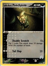 Team Aqua's Poochyena Common Team Magma vs Team Aqua #54/95 on eBay