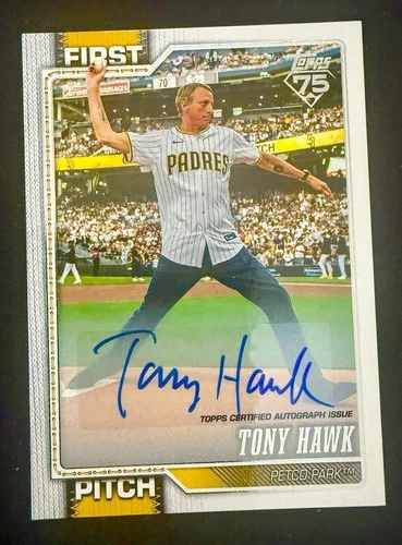 2026 Topps Series 1 Tony Hawk First Pitch Autographs (RAW)