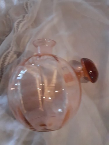 50ziger? Feine Glaskaraffe Rosè mit Glas-Stöpsel - gebraucht - guter Zustand - Bild 6 von 6