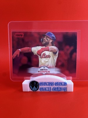 2025 Topps Stadium Club #126 Bryce Harper Red Parallel Philledelphia Phillies