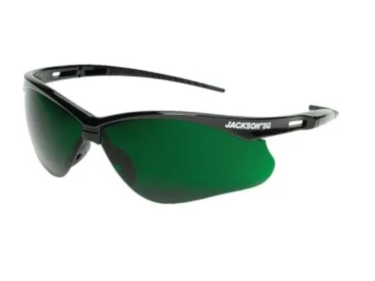 Paquete de 12 gafas de seguridad JACKSON SAFETY SG sombra IR 5 lentejas 99,9 UV 50010 selladas Foto 4 de 4