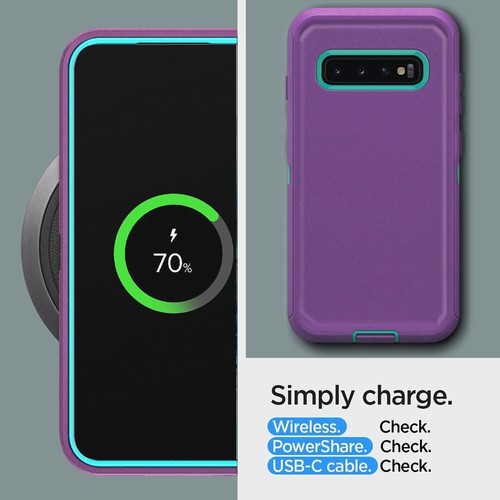 Für Samsung Galaxy S10E S10 PLUS Stoßfest Robust Case Hülle / Hartglas - Bild 49 von 68