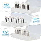 Dental White Stone High Speed Polishing Burs FG Cone/Flame/Round Aluminum po