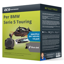 13 poli specifico kit elettrico per BMW Serie 5 Touring, Tipo F11 ECS Nuovo