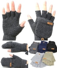 Unisex Fashion Mitten Gloves Fingerless Knit Winter Gloves Men Women Warm NYC