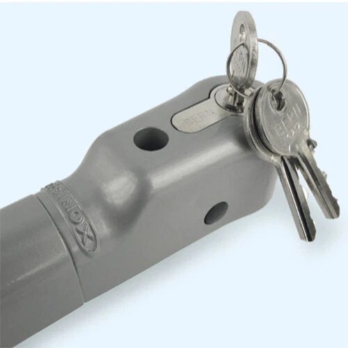 Catenaccio Verticale Argento Bloccabile con chiave - 344A Brevetti Adem - Immagine 4 di 4