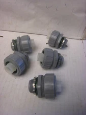 5-- FNMC-B-UNICON-LIQUID TIGHT CONDUIT CONNECTOR-STRAIGHT 1/2"-FREE SHIP*