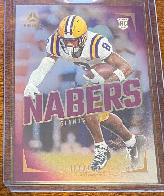 MALIK NABERS 2024 Panini Luminance RC - Rookies Purple #109 001/175