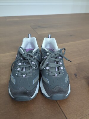 Skechers D'Lites Women Shoes Gray lilca Memory Foam 149060 Gray Size  Sneaker