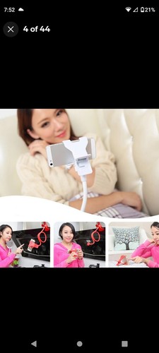 Flexible Goose Neck Long Lazy Arm Bedside Desk Tablet Phone Mount Holder Stand - 第 5/8 張圖片