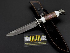 OLIR Russland Damastmesser Finka Damast USSR NKVD NKWD 2Stern Rückenstärke 3,5mm