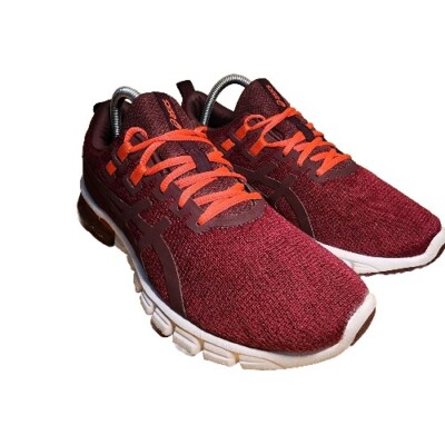 Asics Womens 1022A115 Red Maroon Gel-Quantum 90 Lace Up Size 9.5 Sneaker Shoes