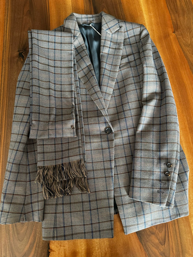 Brunello Cucinelli Jacket with Scarf Coat Blazer Suit - Picture 5 of 23