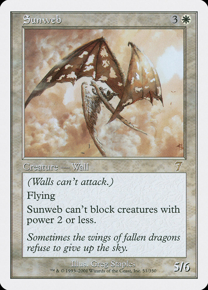 MTG Sunweb [Seventh Edition, Heavily Played]